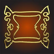 vector golden frame N5