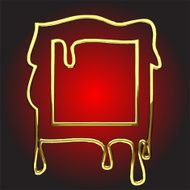 vector golden frame N8
