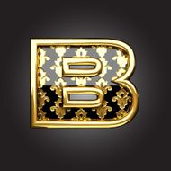 Vector golden figure b