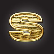 Vector golden figure s N2
