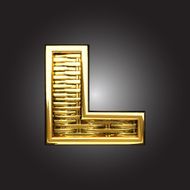 Vector golden figure l N2