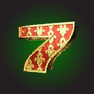 Gold and Red Wood Figure 7