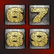 vector golden figure N236