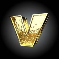 Vector golden figure v N3