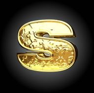 Vector golden figure s N3