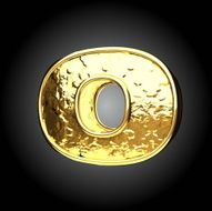 Vector golden figure o N3
