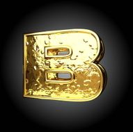 Vector golden figure b N3