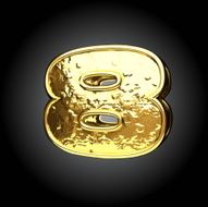 Vector golden figure 8 N3