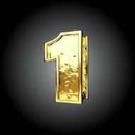 Vector golden figure 1