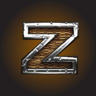 Wood and Metal Figure z