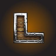 Wood and Metal Figure l