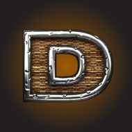 Wood and Metal Figure d