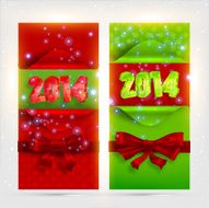 Christmas Banners Cards Background