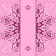 Card with ornament