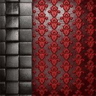 metal on red background N20