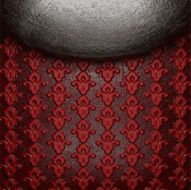metal on red background N29