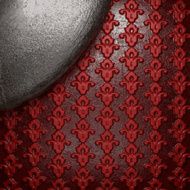 metal on red background N30