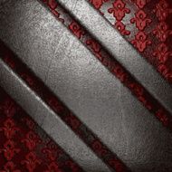 metal on red background N39
