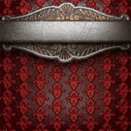 metal on red background N41