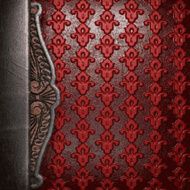 metal on red background N45