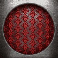 metal on red background N51