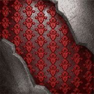 metal on red background N53