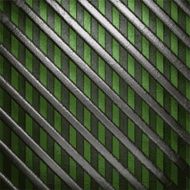 metal on green background N3