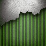 metal on green background N8