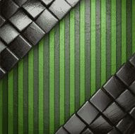 metal on green background N21
