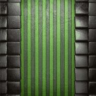 metal on green background N22