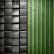 metal on green background N24