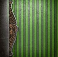 metal on green background N47