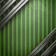 metal on green background N49