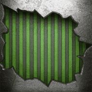 metal on green background N52