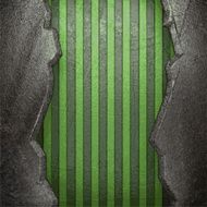 metal on green background N54