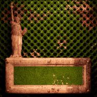 Old metal background N165