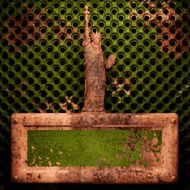 Old metal background N166