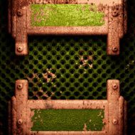 Old metal background N177
