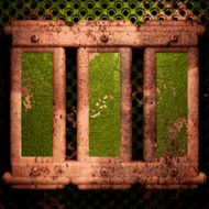 Old metal background N181