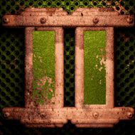 Old metal background N182