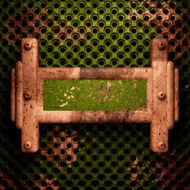 Old metal background N184
