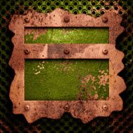 Old metal background N187