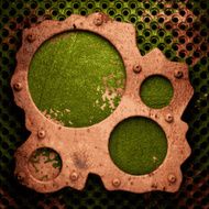 Old metal background N188