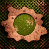Old metal background N190