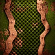 Old metal background N193