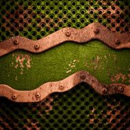 Old metal background N195