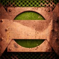 Old metal background N197