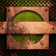Old metal background N198