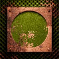 Old metal background N201