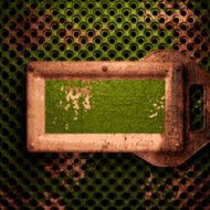 Old metal background N203